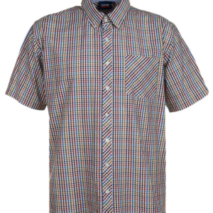 S S BDC CHECK NAVY TAN